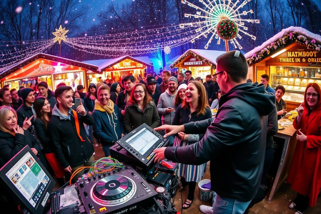 DJ-Set beim Winter Pride