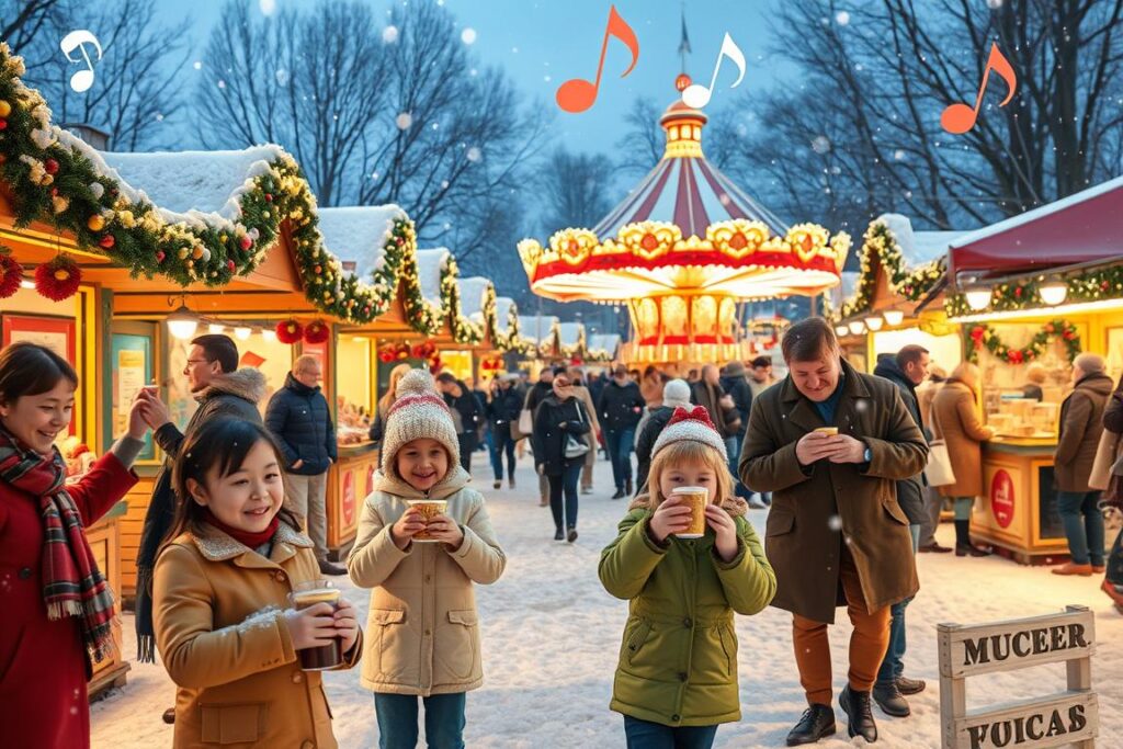 Familienprogramm auf dem Weihnachtsmarkt