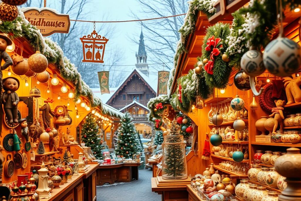 Handwerkliche Kunsthandwerke auf dem Haidhauser Weihnachtsmarkt