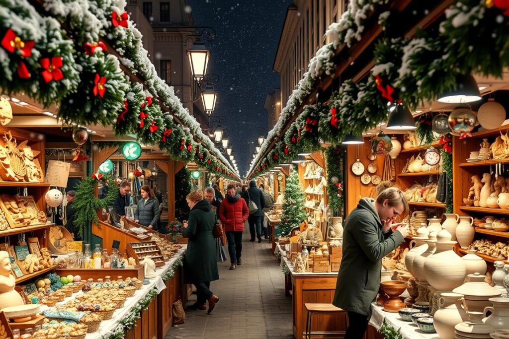 Handwerkskunst auf dem Hamburger Weihnachtsmarkt
