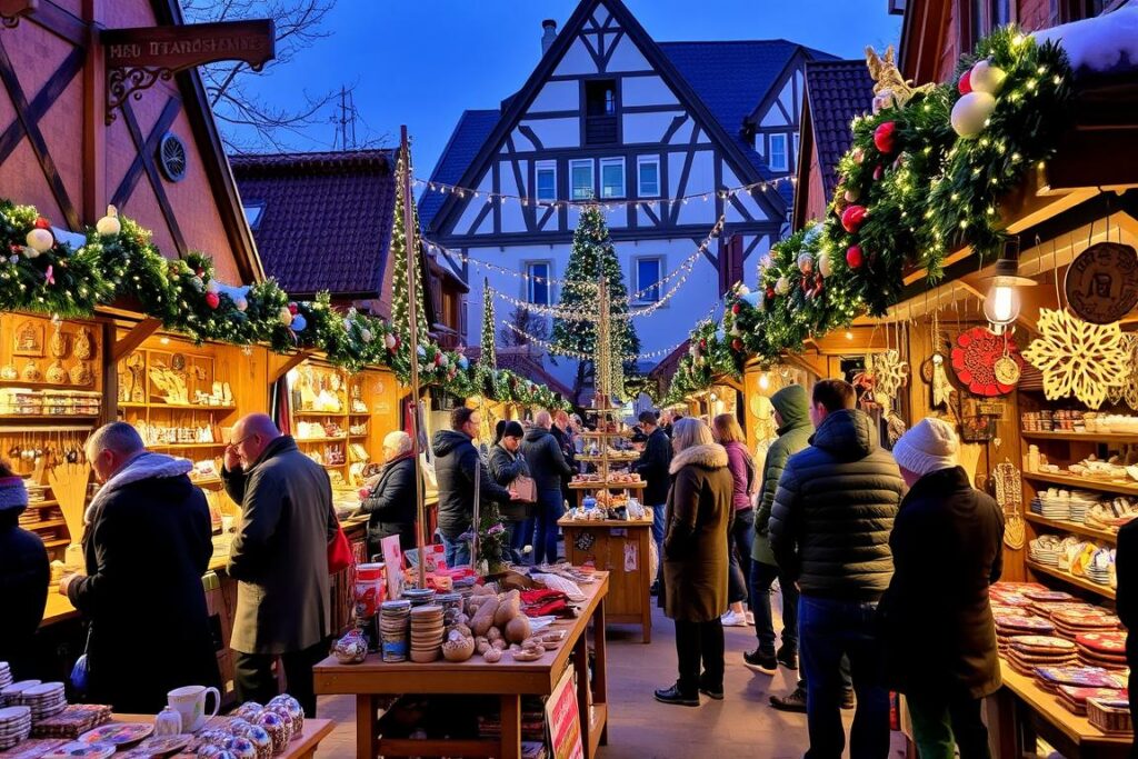 Handwerkskunst auf dem Weihnachtsmarkt Bad Windsheim