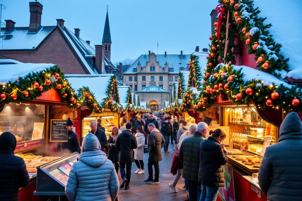 Kulinarische Spezialitäten auf dem Murnauer Weihnachtsmarkt Kulinarische Spezialitäten auf dem Murnauer Weihnachtsmarkt
