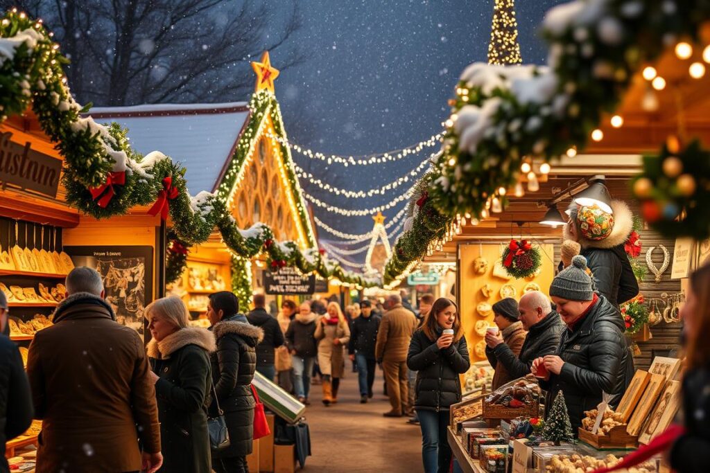 Kunsthandwerk auf dem Weihnachtsmarkt