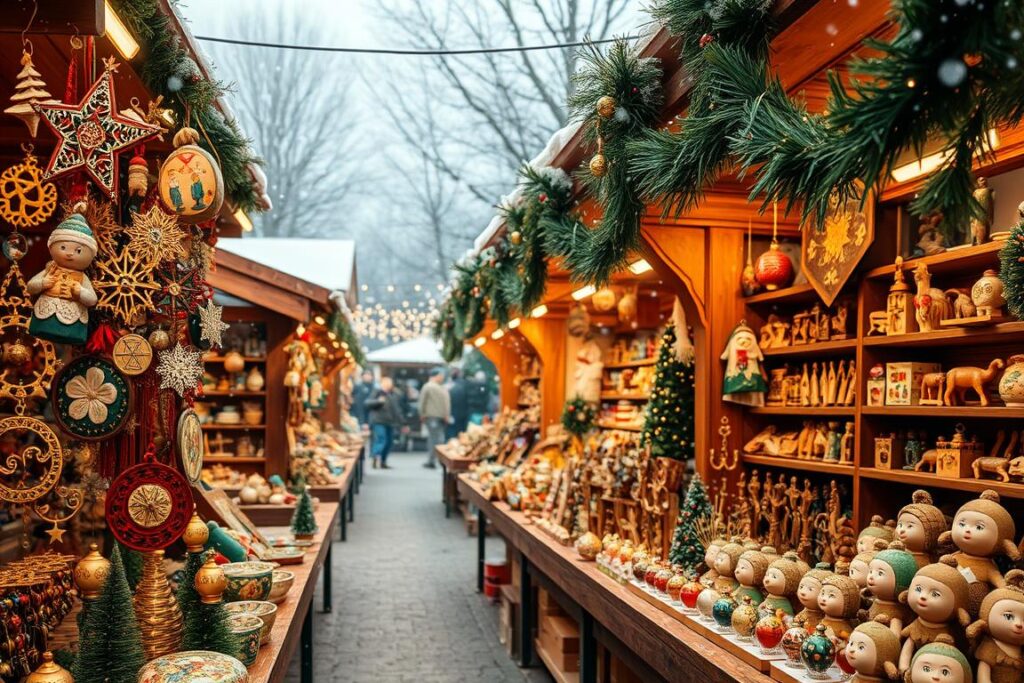 Kunsthandwerk auf dem Weihnachtsmarkt
