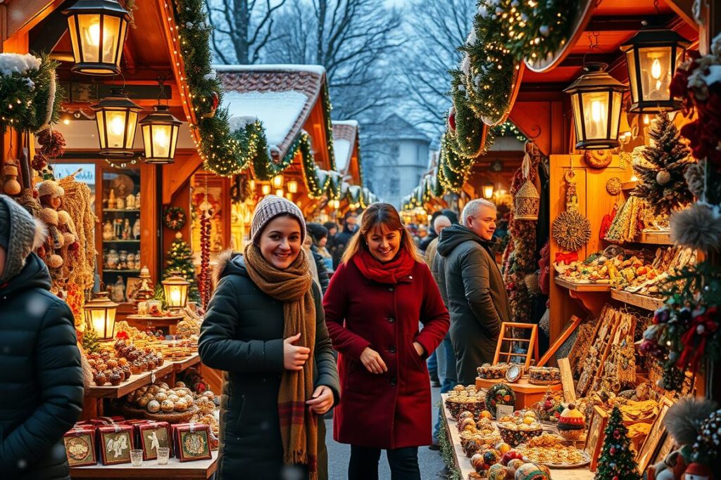 Kunsthandwerker auf Weihnachtsmärkten