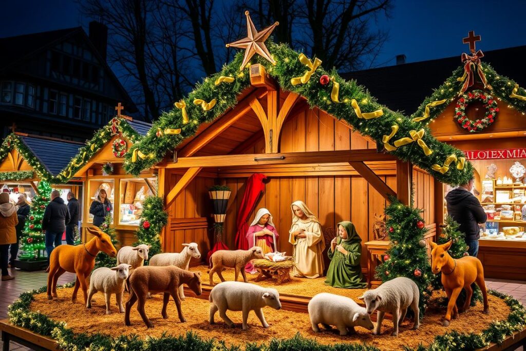 Lebendige Krippe Fürther Weihnachtsmarkt