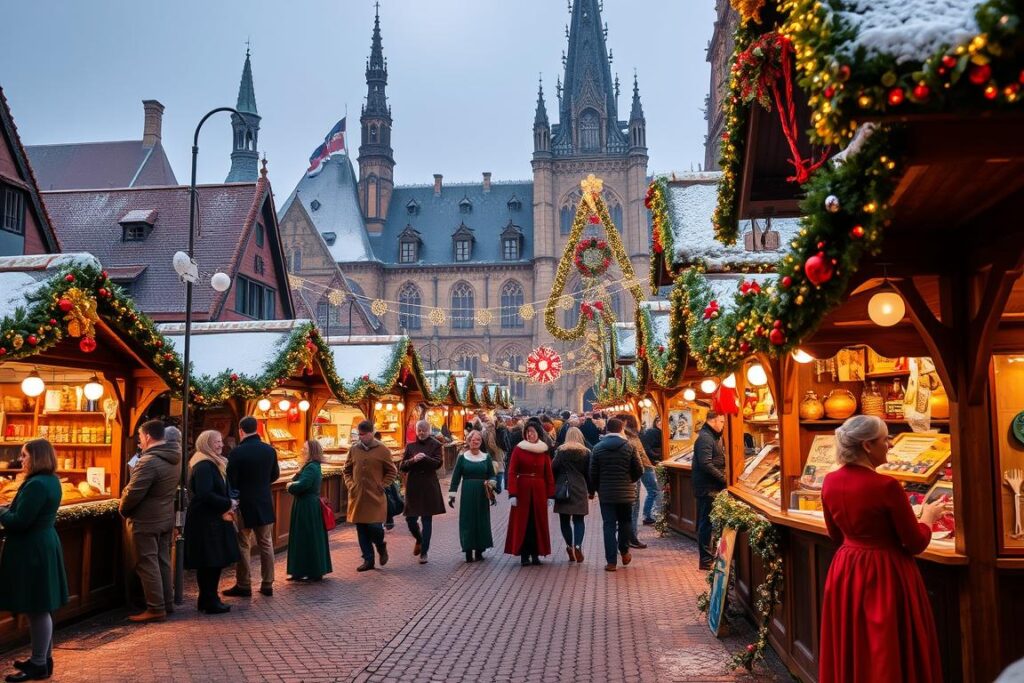 Mittelalter-Weihnachtsmarkt im Stallhof Dresden