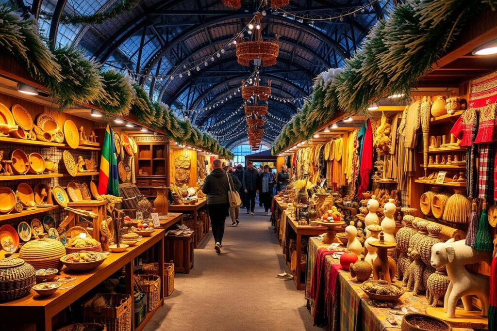 Traditionelle Handwerkskunst auf dem Tollwood Winterfestival