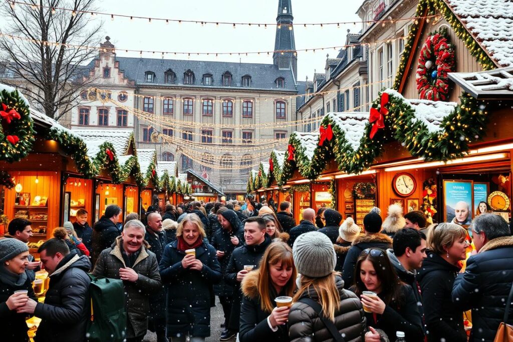 Weihnachtsmarkt Osterstraße in Hamburg